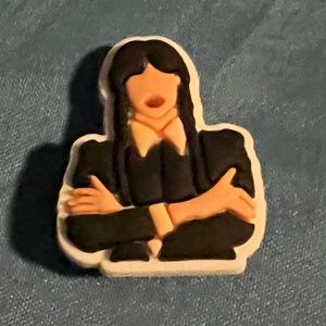 Wednesday Adams jibbitz crocs charm